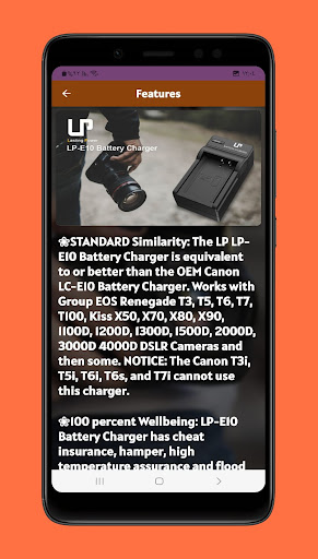 lp e10 battery charger guide Screen 2