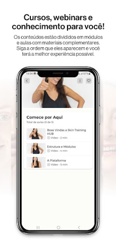 Skin Training HUB Screen 2