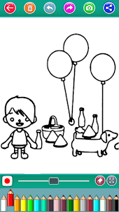 Toca Boca Coloring Game