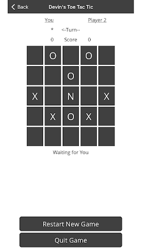 Toe Tac Tic Game Screen 3