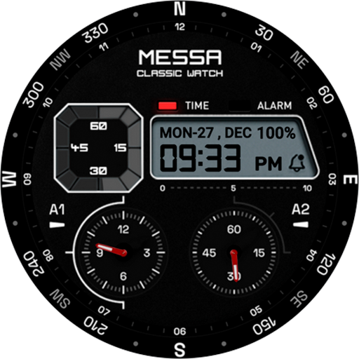 Watchface Digital Messa LX46 Laai af op Windows