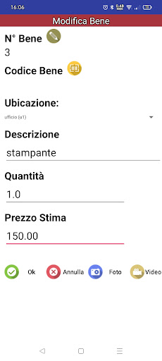 Mosè-Incanto Inventario Mobile Screenshot