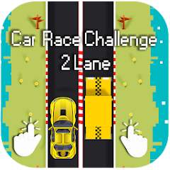 Car Race Challenge 2 lane - Fu icon