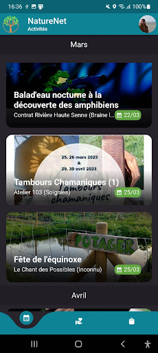 Android application Nature Net screenshort