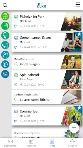 Android application Mitkunst screenshort