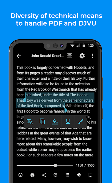 FullReader – e-book reader banner