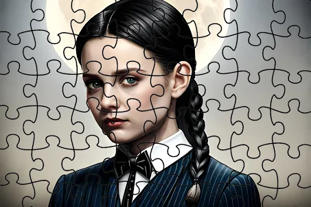 Wednesday Addams Jigsaw Puzzle