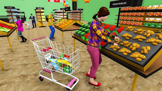 Pretend Supermarket shopping  screenshots 1