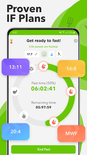 Screenshot of Intermittent Fasting :Fast App