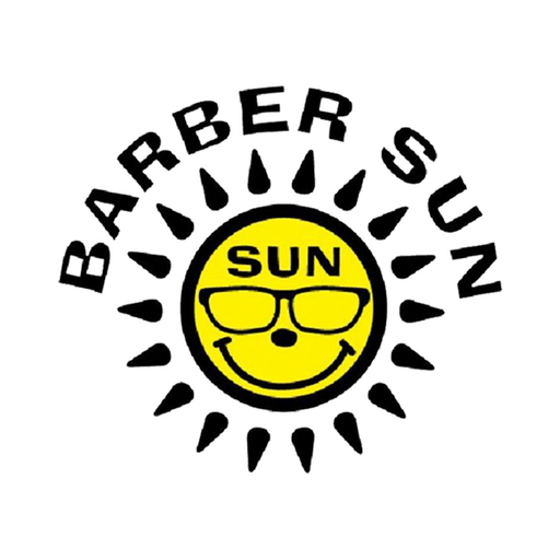 昭島市中神　BARBER　SUN logo