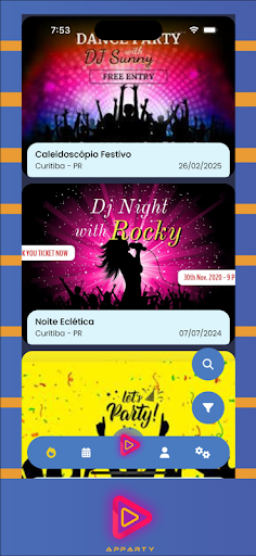 APParty - SuperApp de Eventos Screen 2