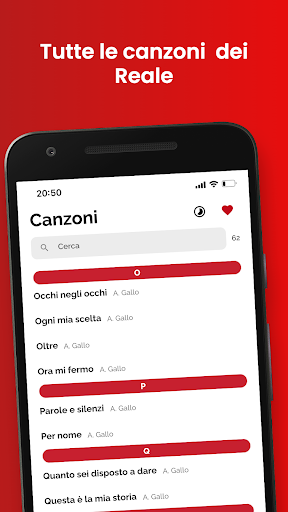 Android application Reale screenshort