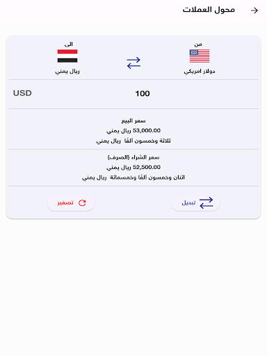 Exchange rates in Yemen 11