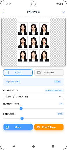 Passport and ID Photo Print