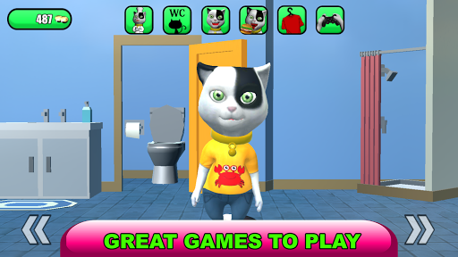 Talking Baby Cat Max Pet Games  screenshots 23