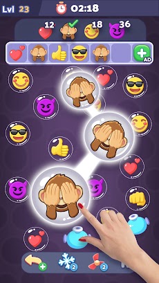 Emoji Bubble Match3のおすすめ画像5