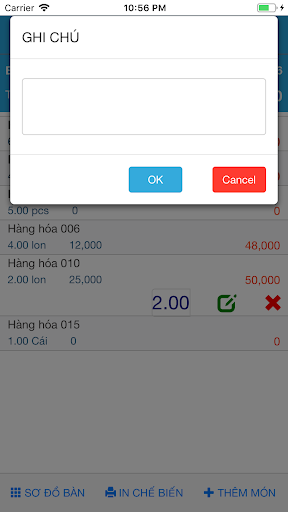 Android application DanTriSoft Order screenshort