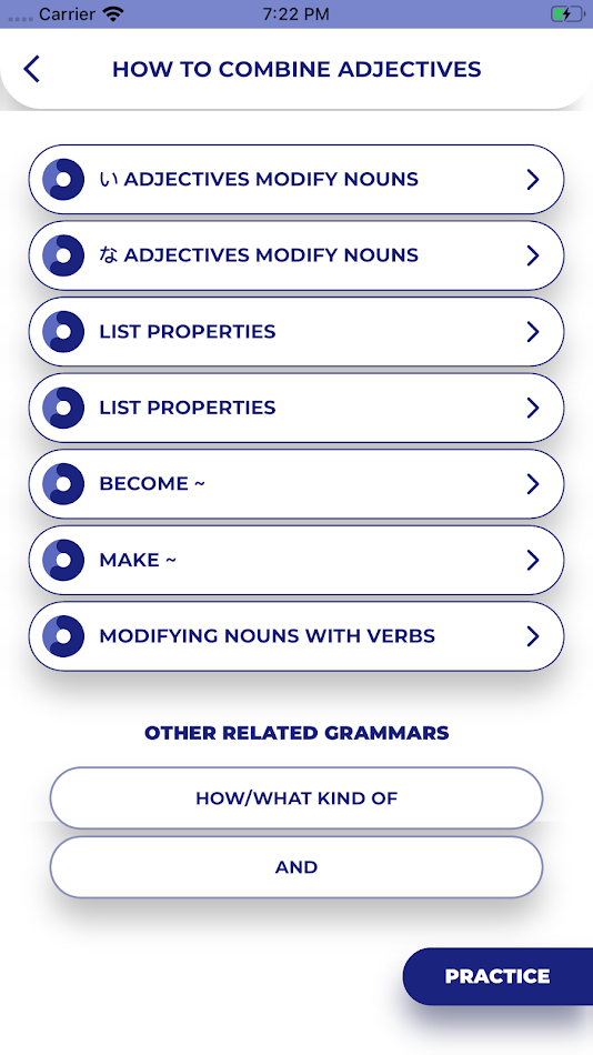 #2. Japanese Grammar (Android) 来自: PORO NIHONGO