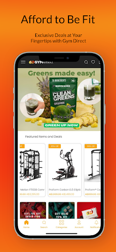 Gym Direct: Build your gym Screen 3