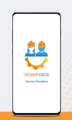 Android application Workforce Provider screenshort