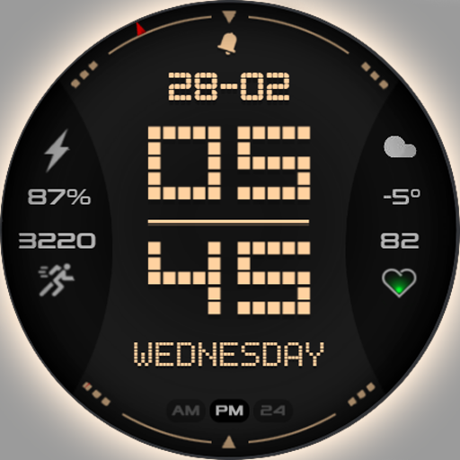 VVA66 Minimalistic Watch face logo