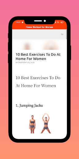 Home Workout For Women Screen 3