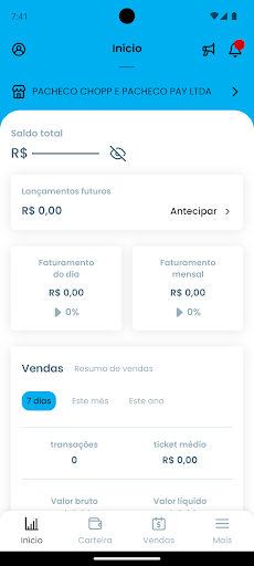 Pacheco Pay Conta Digital Screen 2