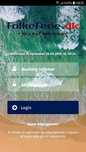 Android application FolkeFerie.dk – din ferieapp screenshort