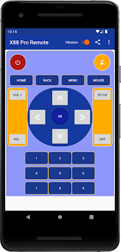 Android application x88 pro 10 remote control screenshort