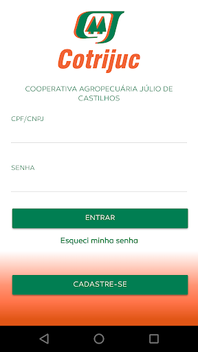 Android application Cotrijuc Cooper@online screenshort