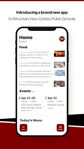Android application Mountain View-Gotebo Schools screenshort