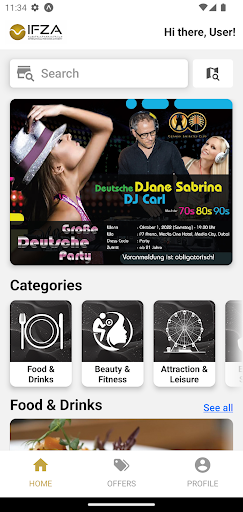 Android application IFZA Rewards screenshort
