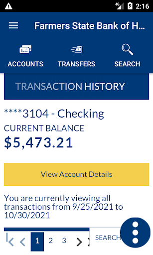 FSB Hoffman Mobile Banking Screen 3
