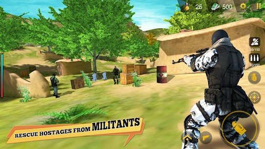 FPS Commando Shooting Gun Game MOD APK (God Mode, Dumb Enemy) 13