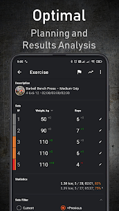 GymUp – workout notebook Apk Download 4