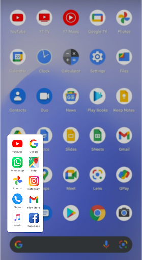 Android application Tiny Icons Widget Resize screenshort