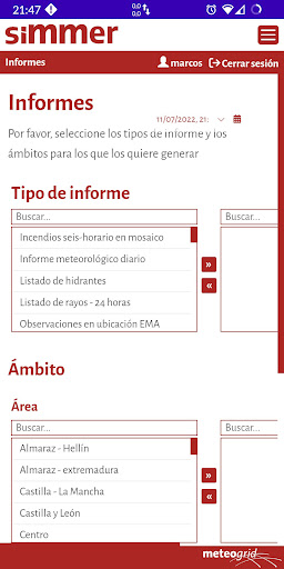 simmer - meteogrid Screen 3