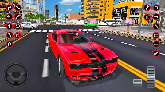 Real Car Driving School Game