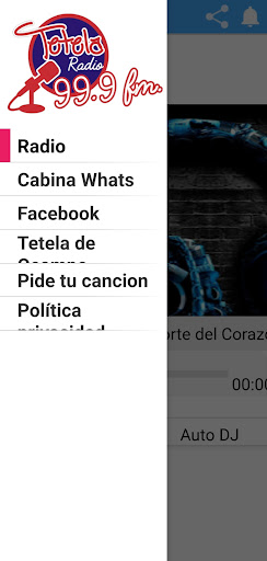 Android application Tetela Radio 99.9 FM screenshort