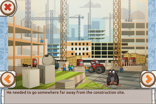 Moles Adventure Story Screen 2