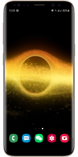 Super Black Hole Wallpaper Screen 3