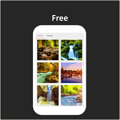 Color by Number - river Screen 2