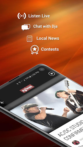 Screenshot of 96.5 The Rock (KNRX)