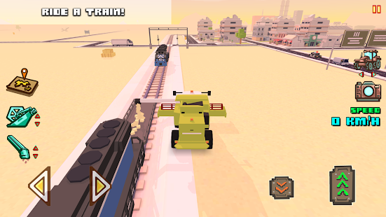 Blocky Farm Racing & Simulator apktram screenshots 21