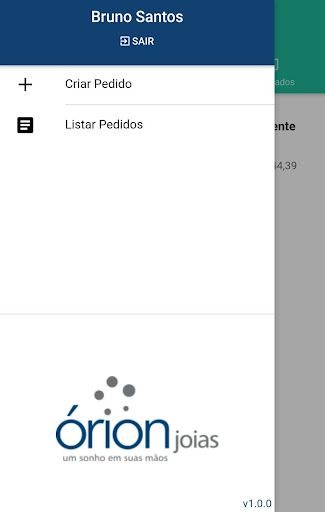 Órion Pedidos Screen 2