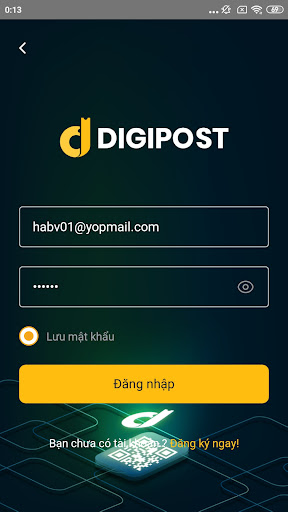 DigiPost Screen 2