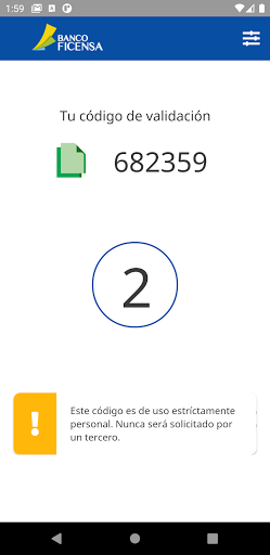 Ficensa Token Screen 3