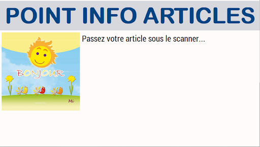 Android application Borne Info-Prix MAGIC screenshort
