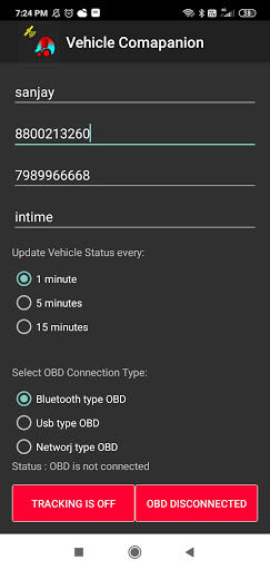 Vehicle Companion Screen 2