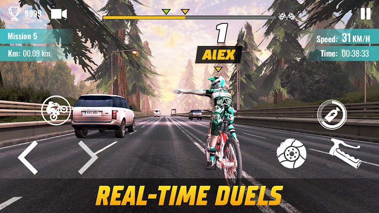 Bicycle Rider: Traffic Racing - New - (Android)